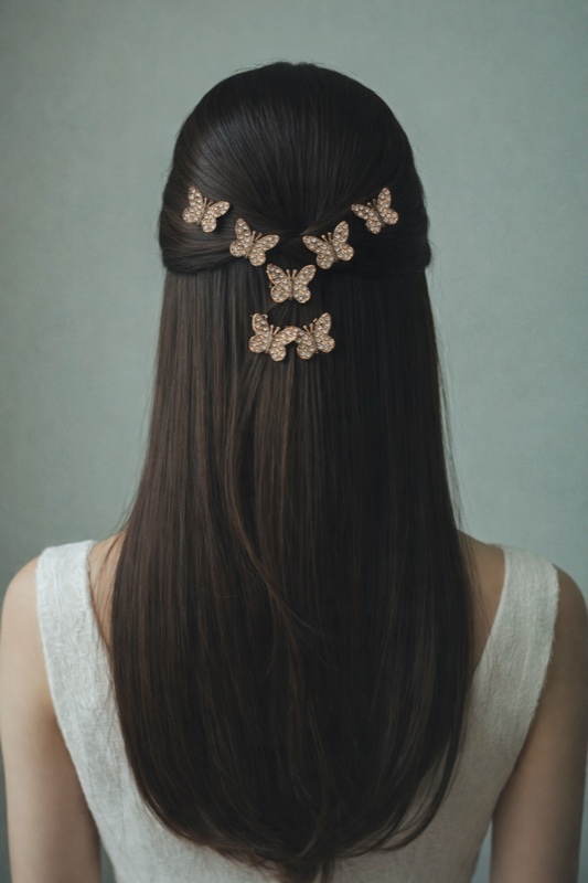 Gold Butterfly Festival Set